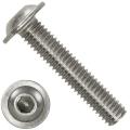 Винт с полукруглой головкой и фланцем DIN 7380-2 нержавеющая сталь А2