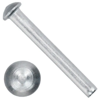 Заклепка 8х20 DIN 660 / ГОСТ 10299-80 алюминиевая