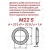Шайба стопорная М22 DIN 9250 Schnorr S Шайба стопорная М22 DIN 9250 Schnorr S